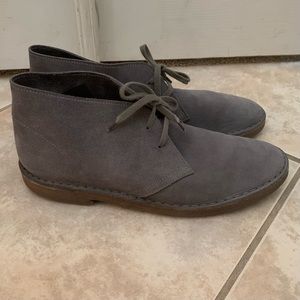 J Crew Desert / Chukka /MacAlister Boot in Grey Suede